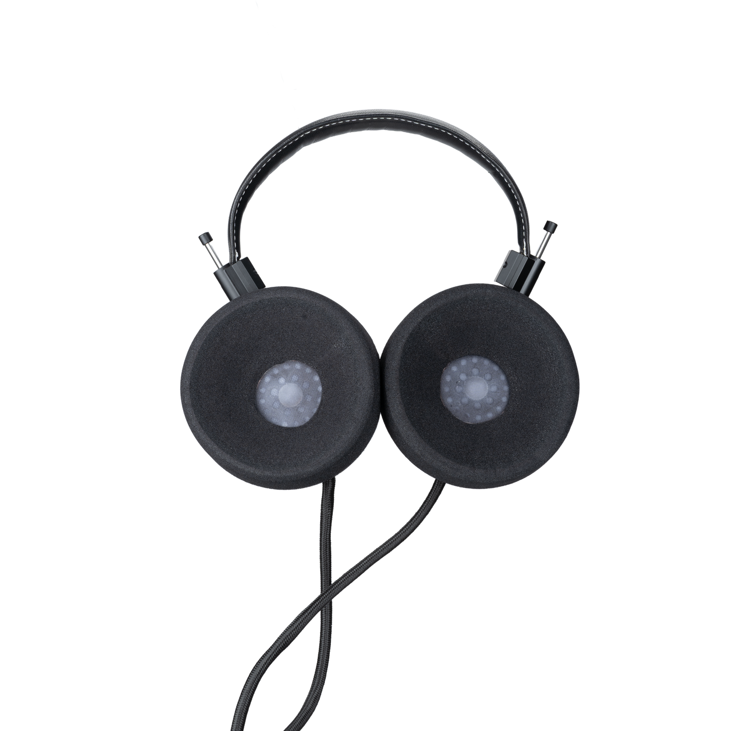 Photo of the GS1000 Headphones with the ear cushions facing the camera.