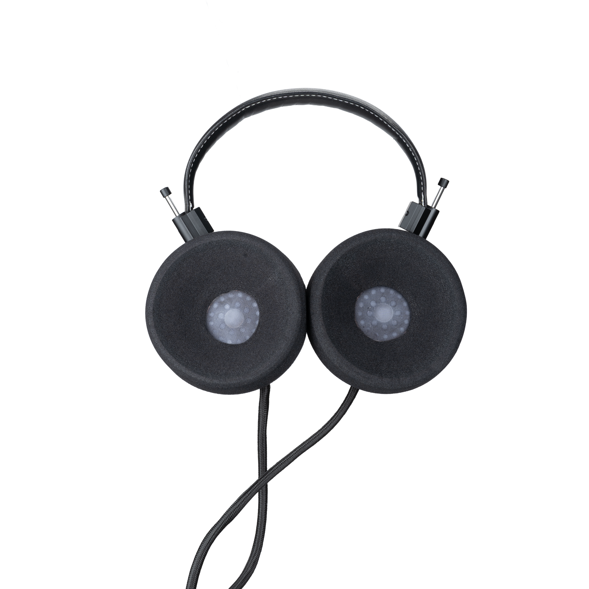 Photo of the GS1000 Headphones with the ear cushions facing the camera.